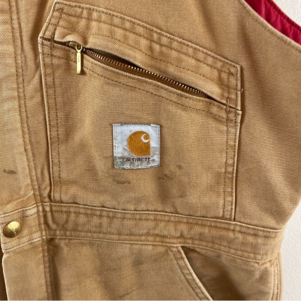 Carhartt Weathered Duck insulated Overalls - Picture 6 of 15